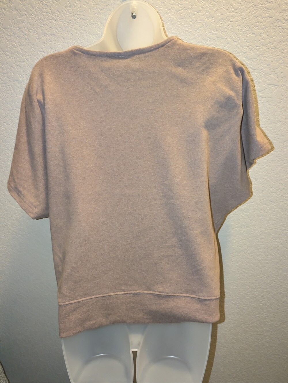 Pact Women's Size Medium Deep Taupe Heather Airplane Dolman Top - Picture 3 of 6